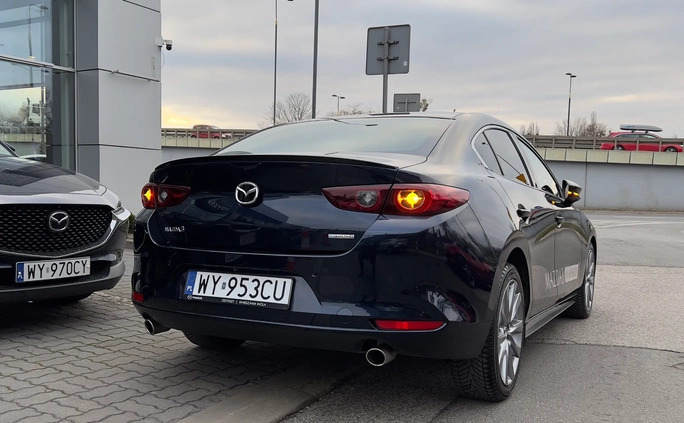 Mazda 3 cena 136500 przebieg: 11000, rok produkcji 2023 z Rydzyna małe 46